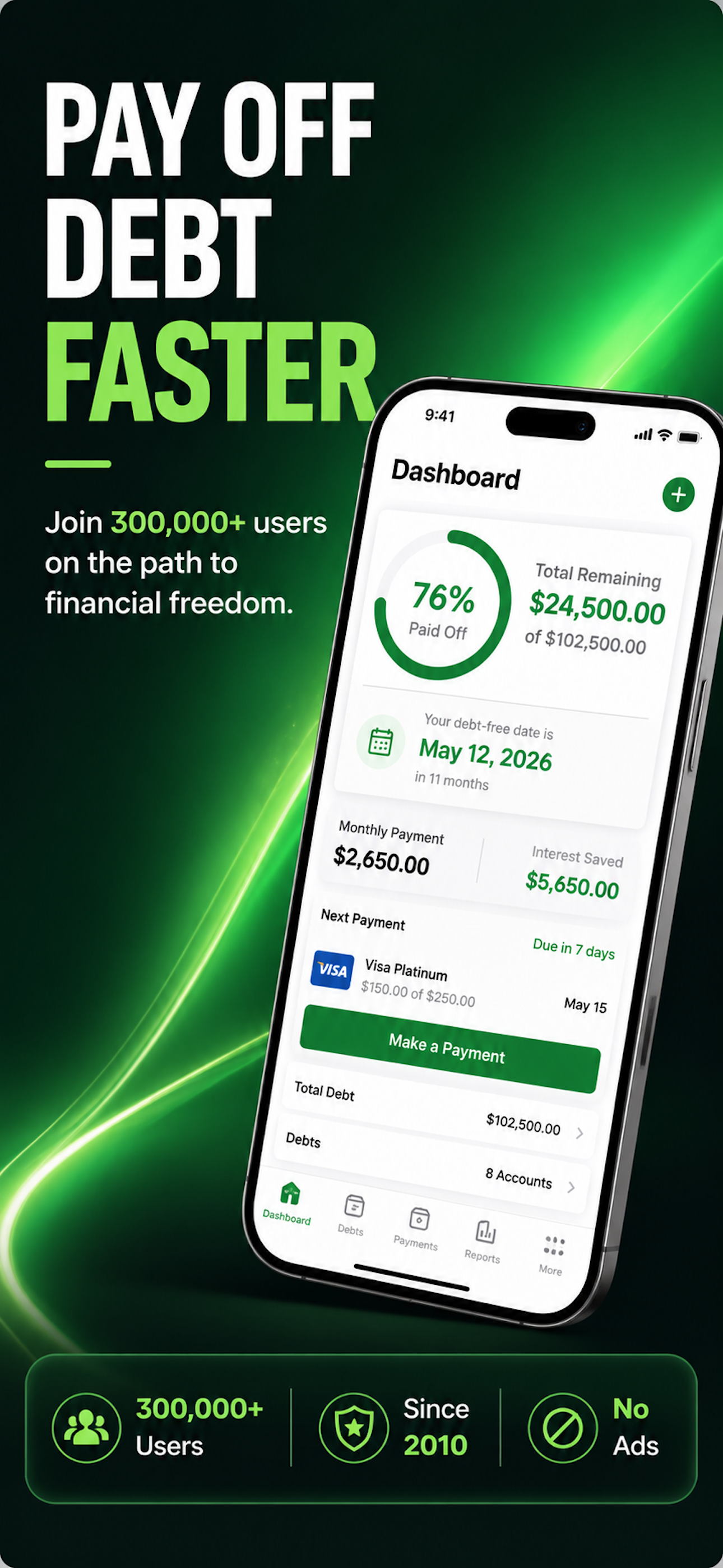 Debt Free screenshot placeholder
