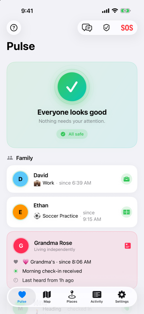 FamBeacon Pulse screenshot