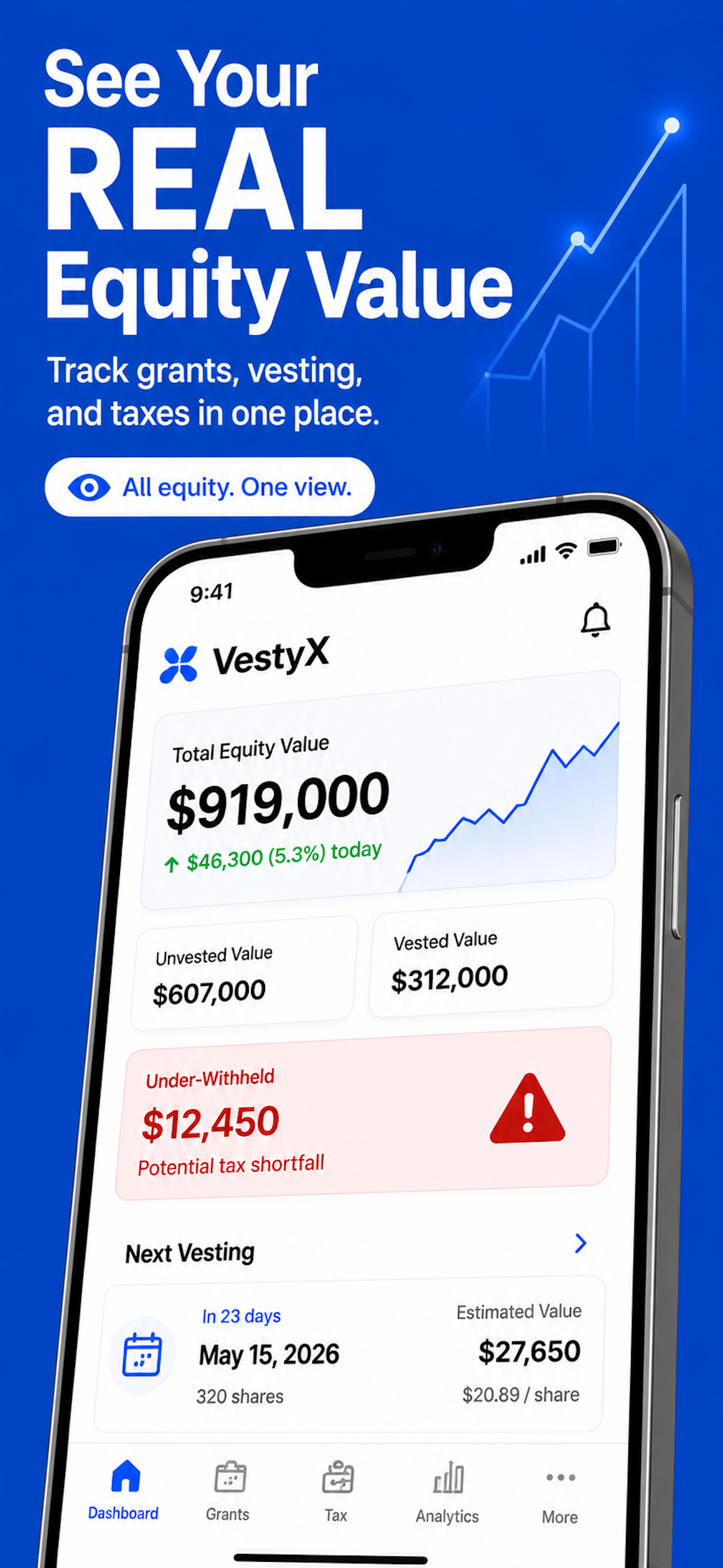 Vestyx App Store screenshot placeholder